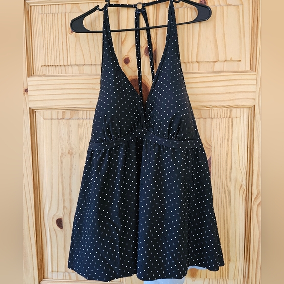 torrid Other - Torrid Black and White Polka Dot Swim Top